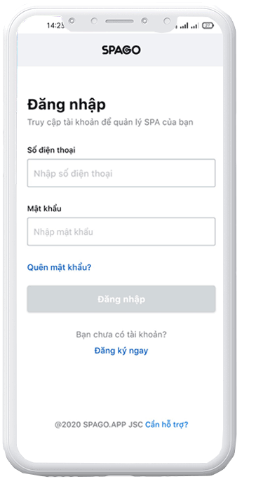Login APP HÓA ĐƠN